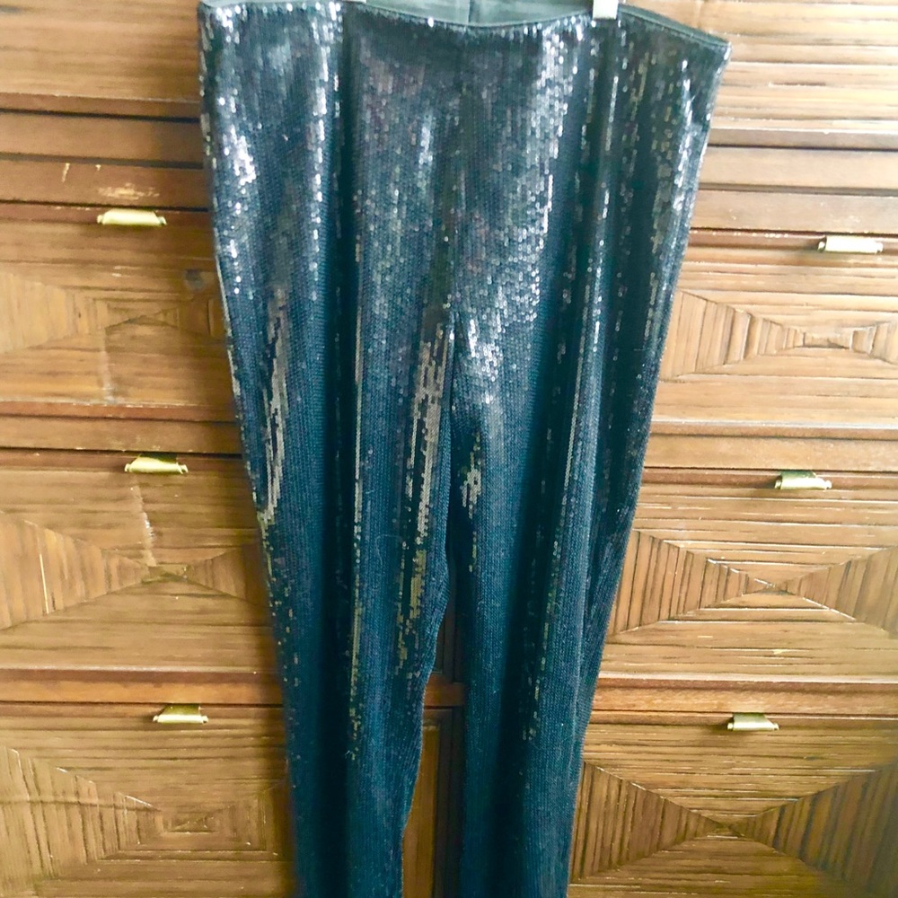 Sequined pant leggings